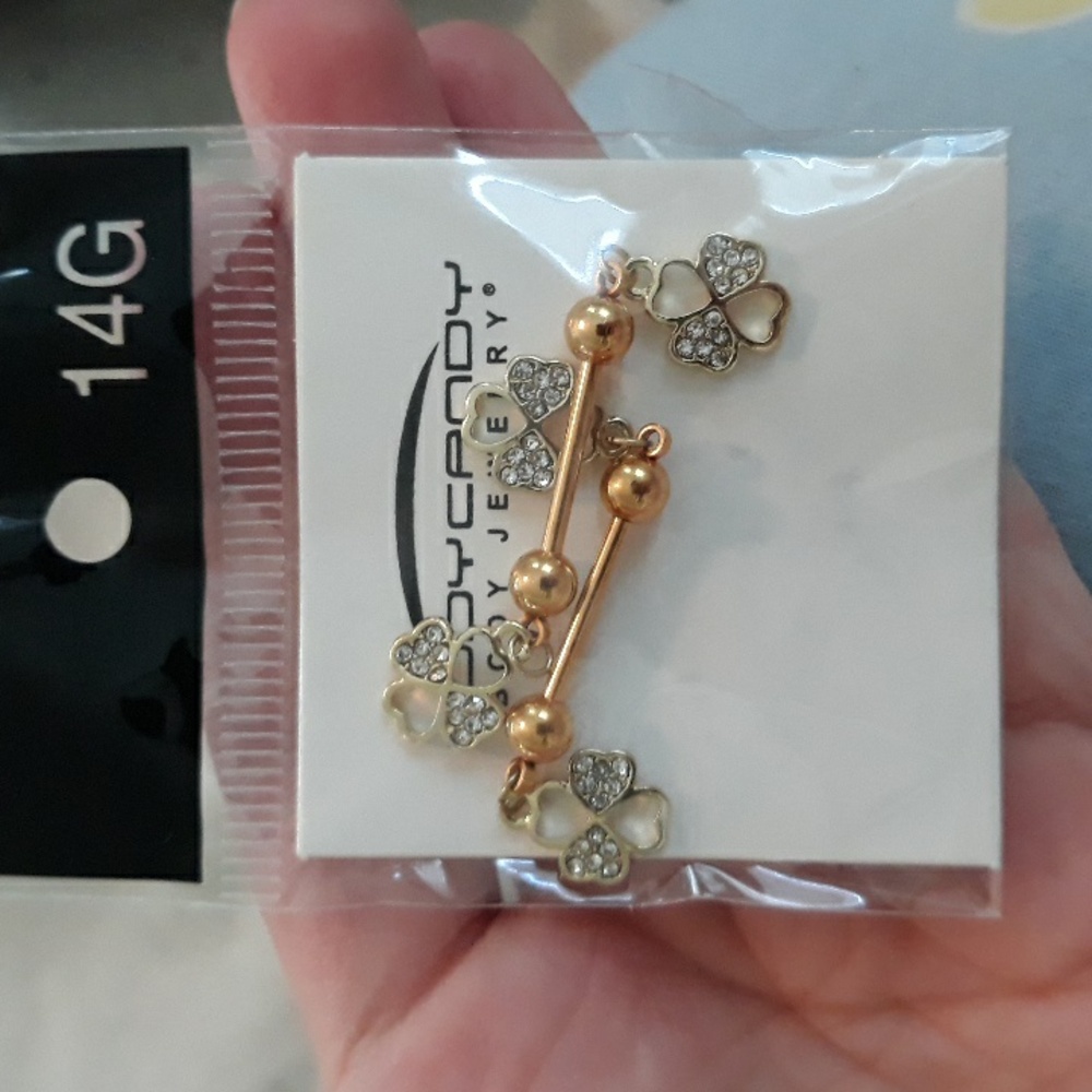 14g straight barbell
